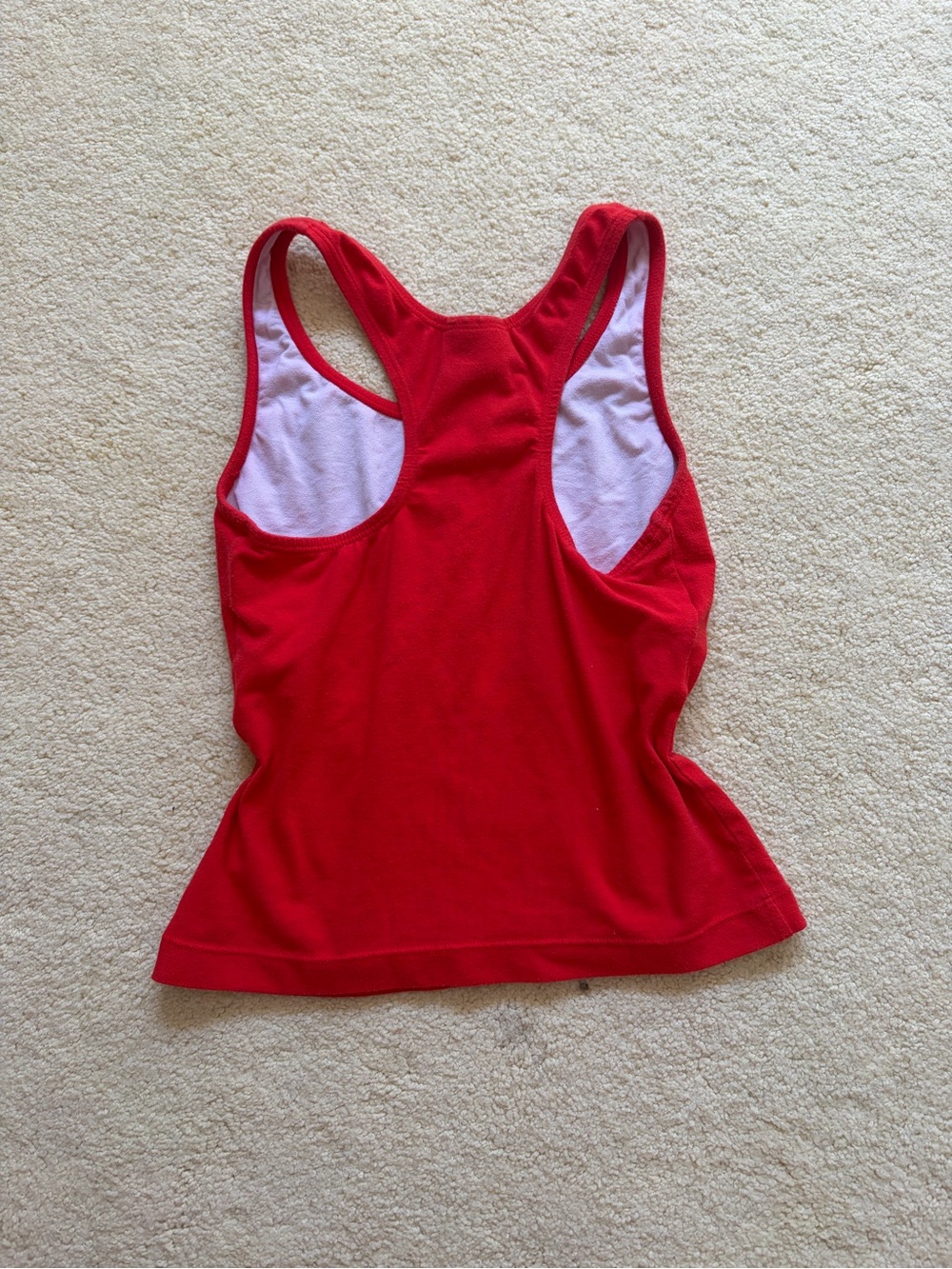 Jacques Moret Red Racerback Tank Top - Picture 3 of 3